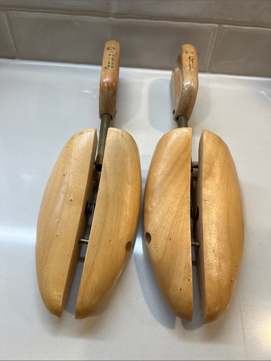 FootJoy Other - Vintage FootJoy  Wooden Shoe Stretchers - Pair in Natural Wood
